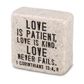 Love Is Patient & Kind – 1 Corinthians 13 Scripture Stone