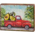 Primitives by Kathy - Avocado Perfect Pit Farm Block Sign