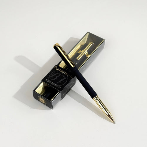Bruno Visconti Parliament Black & Gold Ballpoint Pen