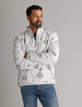 Men's Subzero Heavy Printed Fleece 1/4 ZIp Pullover