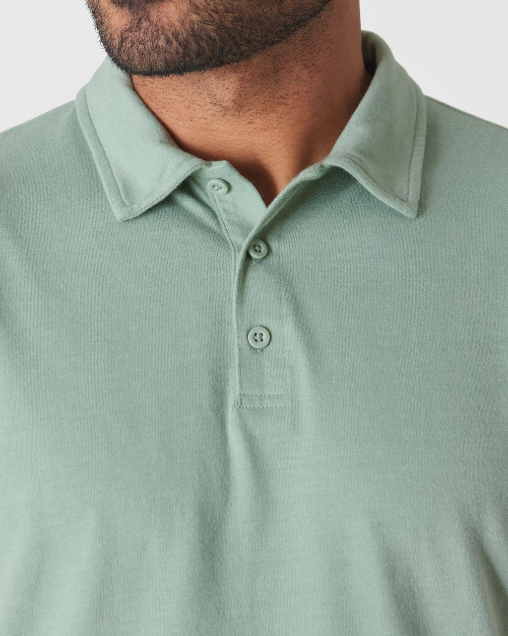 True Classic - Heather Slate Green Classic Polo