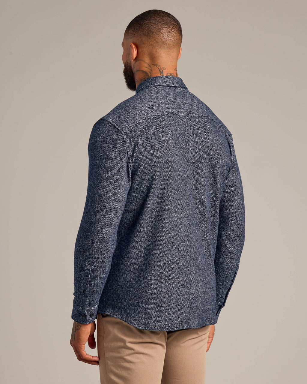 True Classic - Navy Shirt Jacket