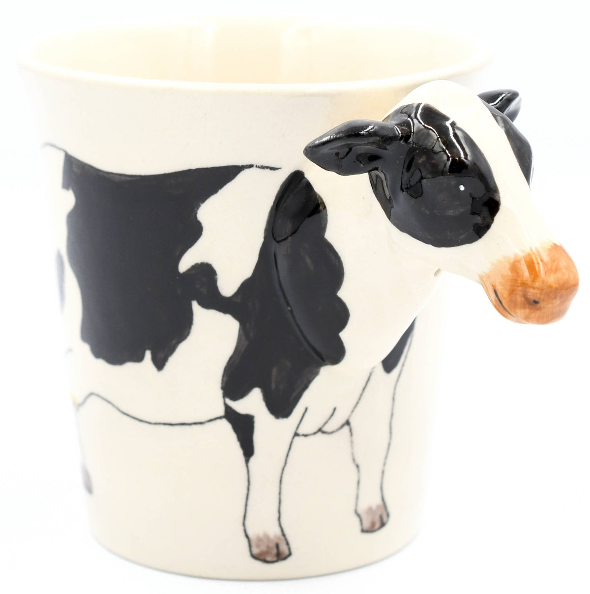 Farmhouse Cow Coffee Mug – 10 oz Ceramic Animal Mug
