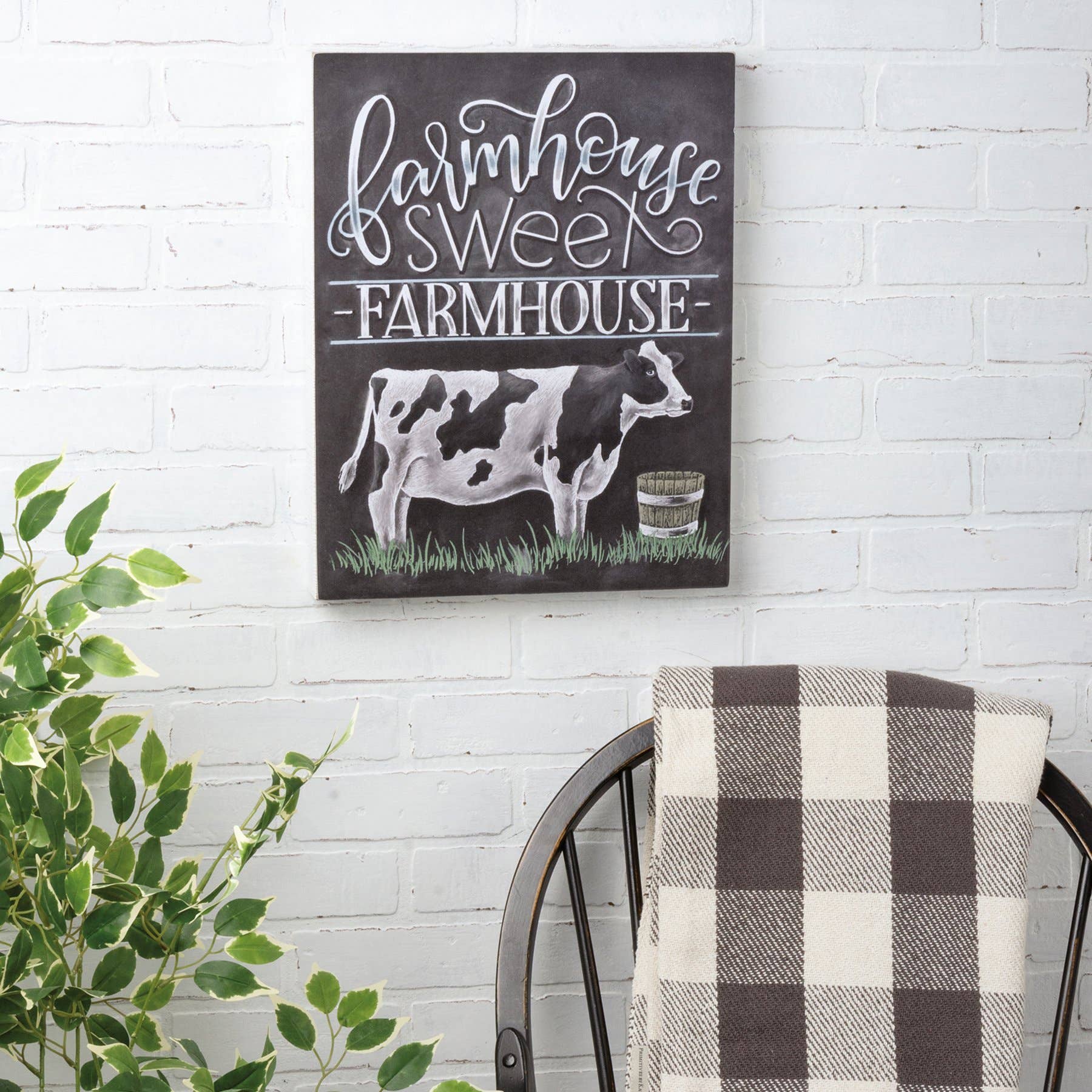 Farmhouse Sweet Farmhouse Chalk Art Box Sign