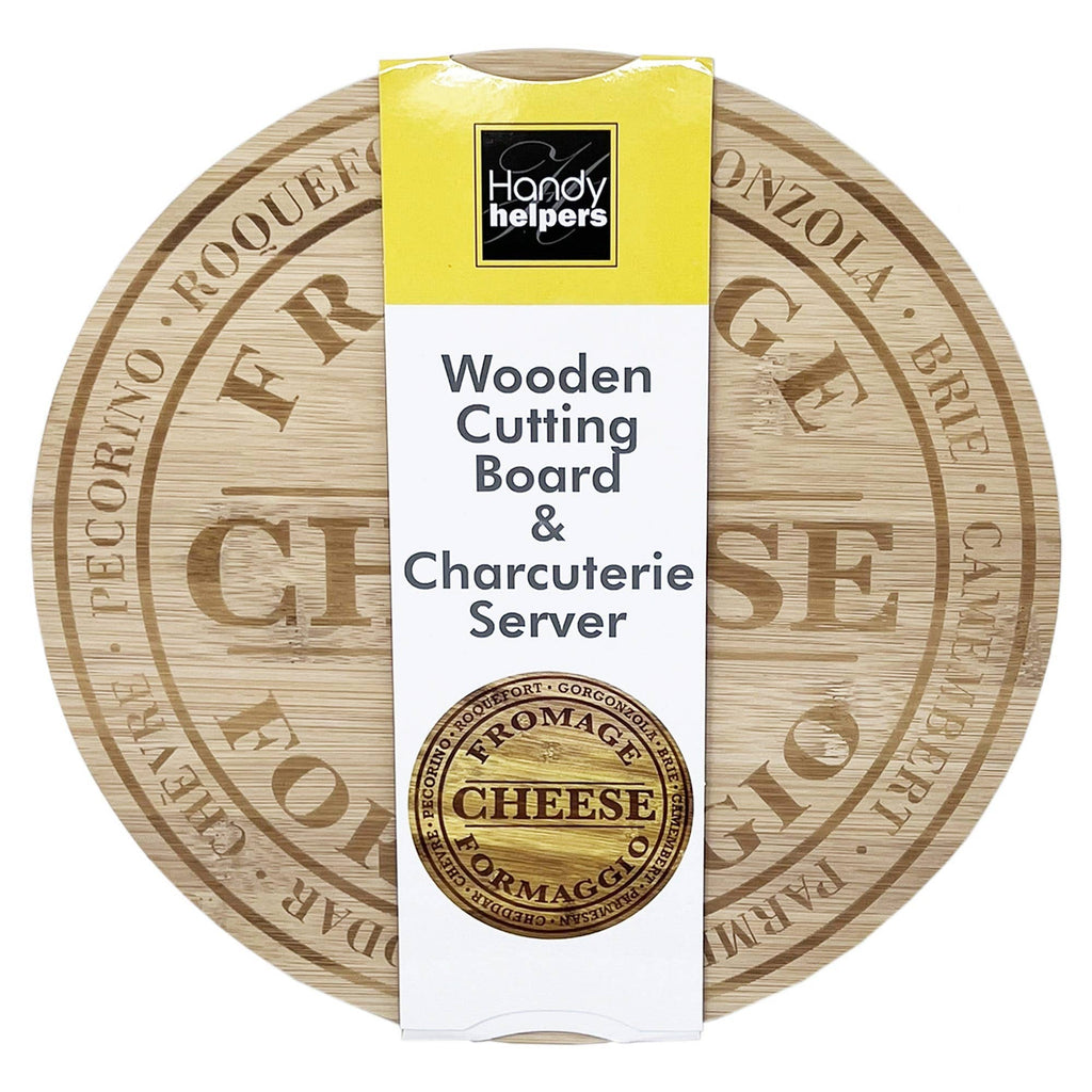 Engraved Bamboo Cheese Board & Charcuterie Serving Board