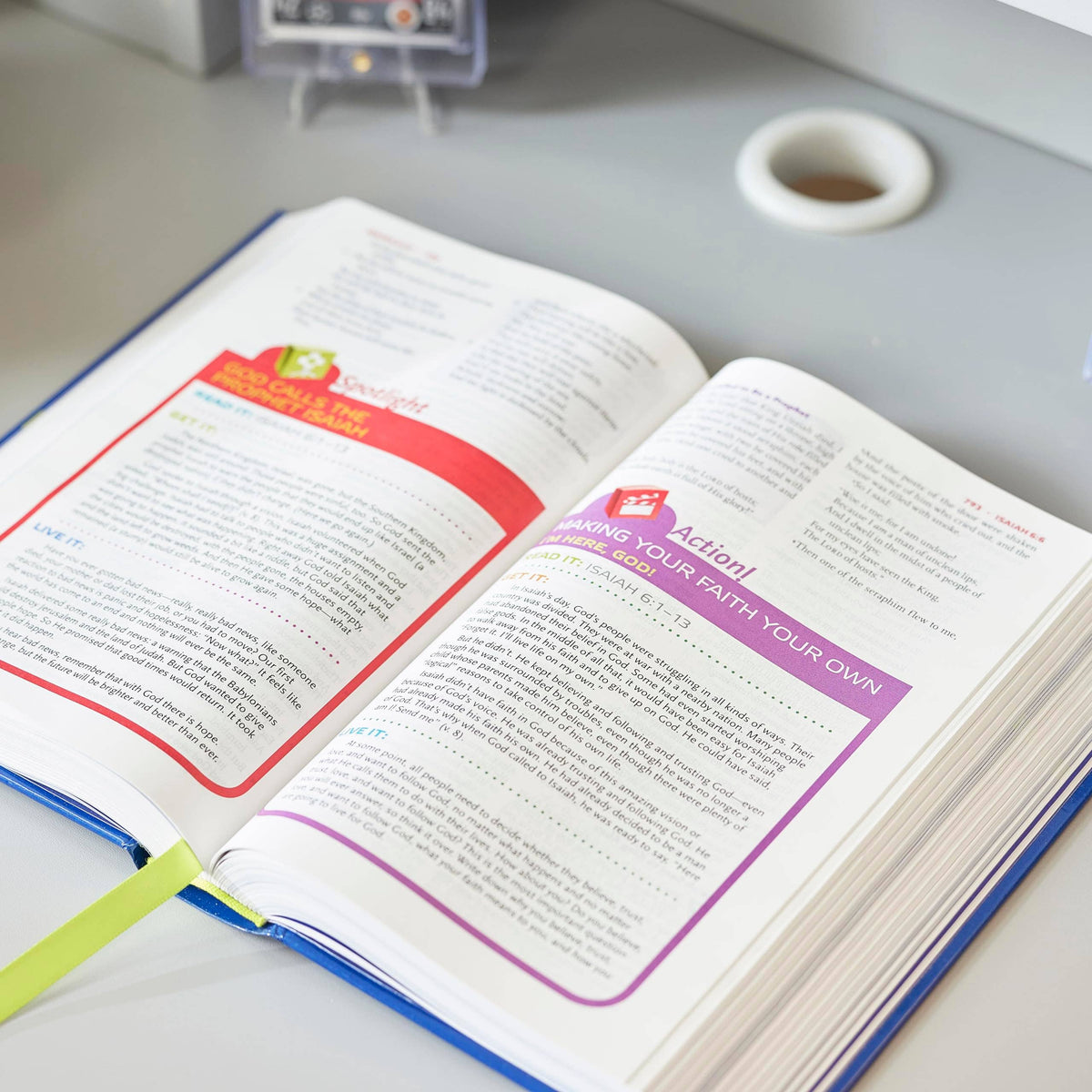 NKJV Study Bible for Kids - Blue Leathersoft