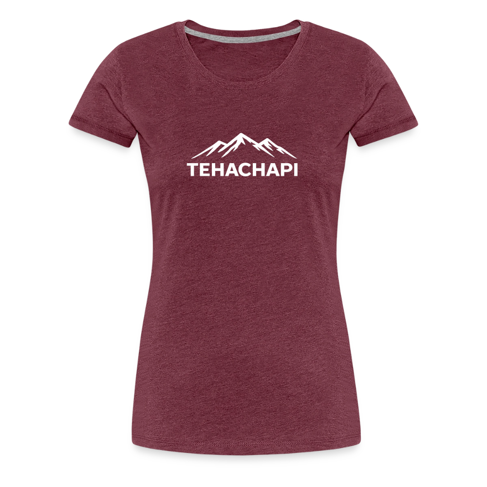 Tehachapi Women’s Premium T-Shirt - heather burgundy