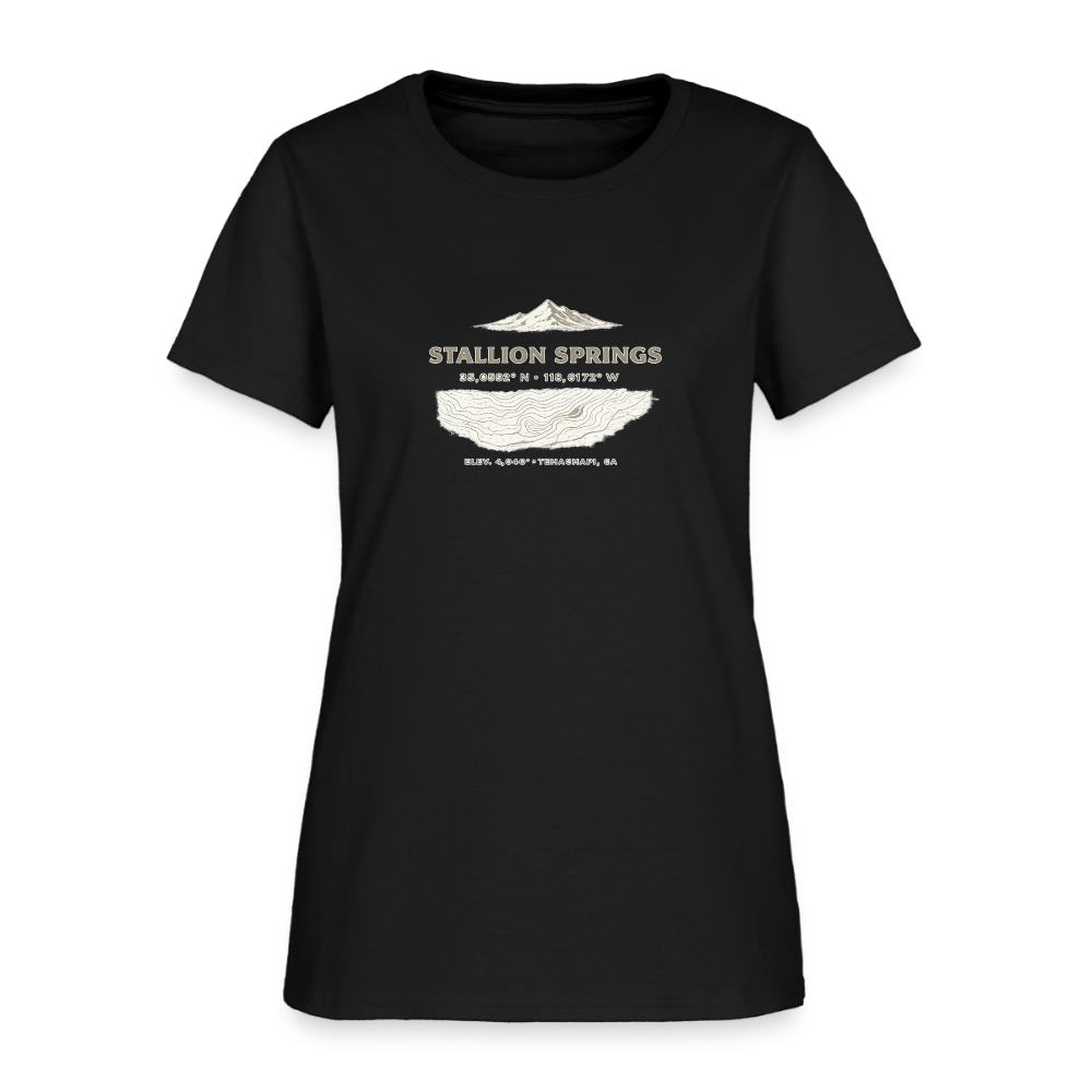 Stallion Springs Coordinates Women's T-Shirt - black