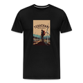 Tehachapi Trails & Turbines Graphic  Men's Premium T-Shirt - black