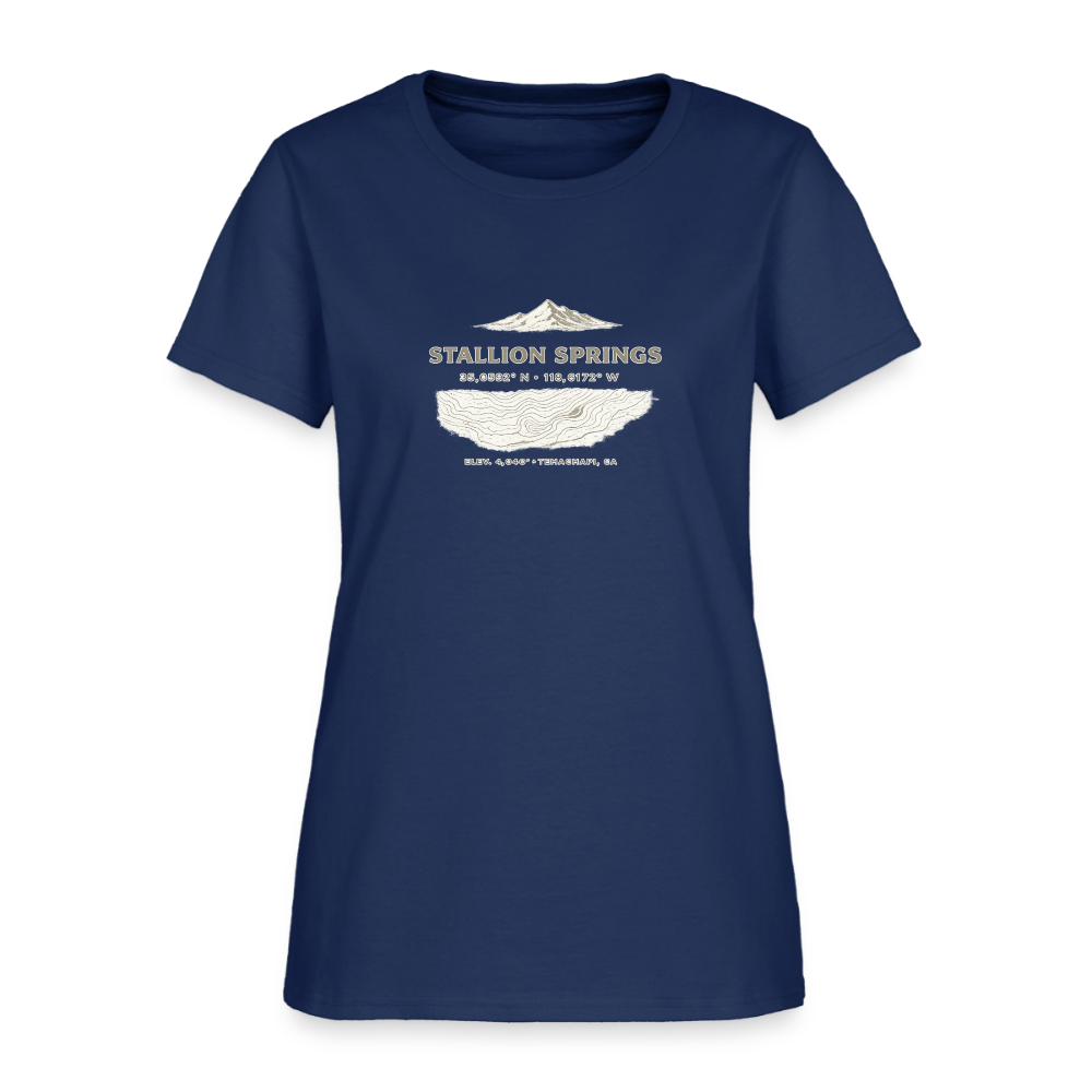Stallion Springs Coordinates Women's T-Shirt -  blue dusk
