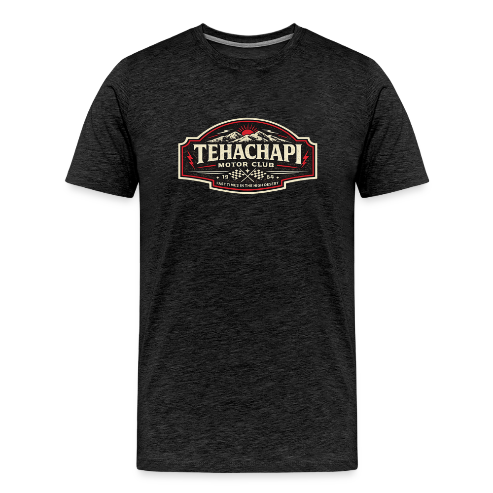 Tehachapi Motor Club Premium T-Shirt – Vintage Rally Edition - charcoal grey