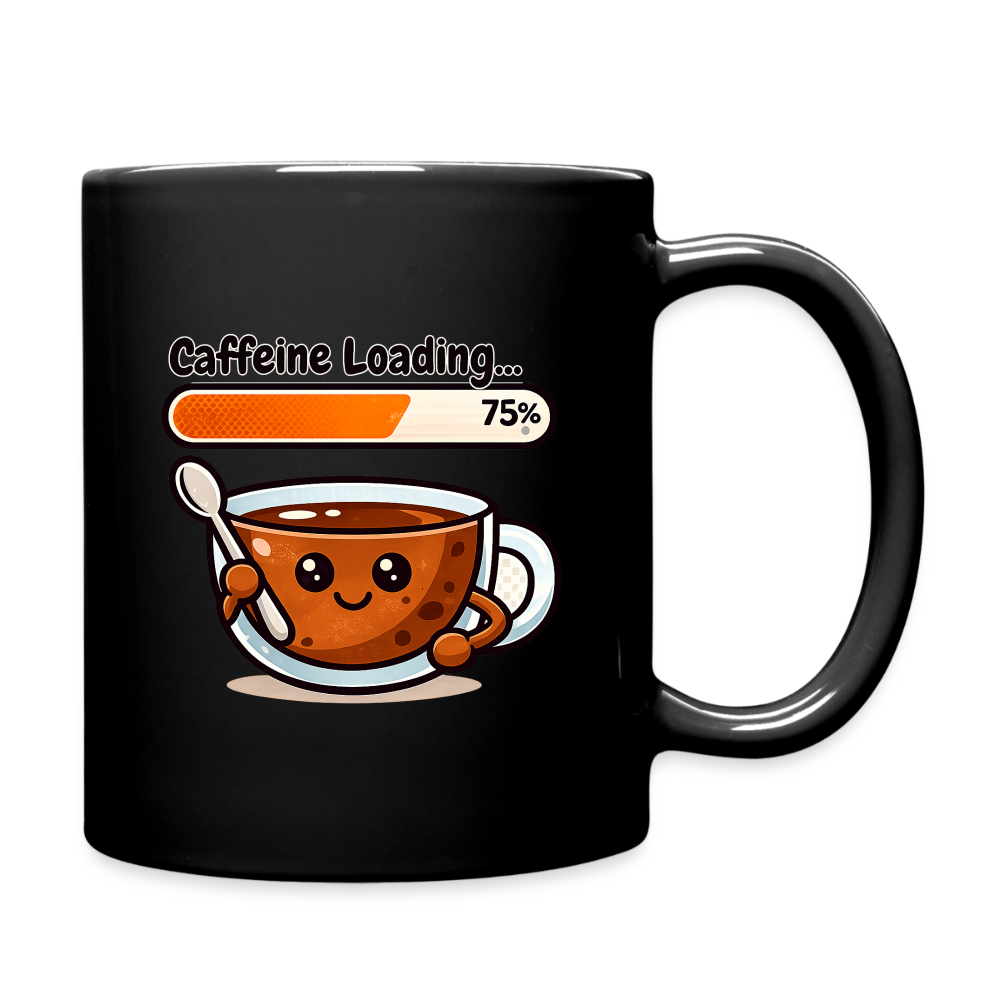 Caffeine Loading Full Color Mug - black