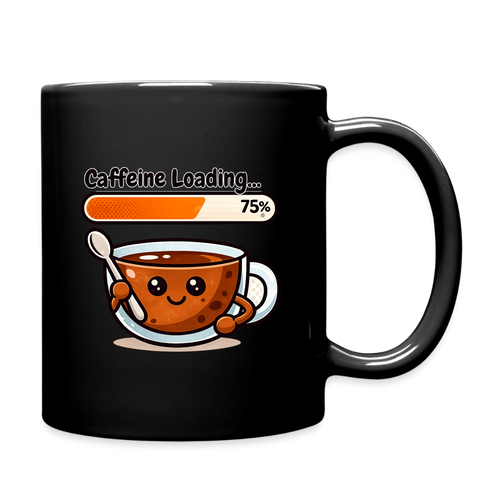 Caffeine Loading Full Color Mug - black
