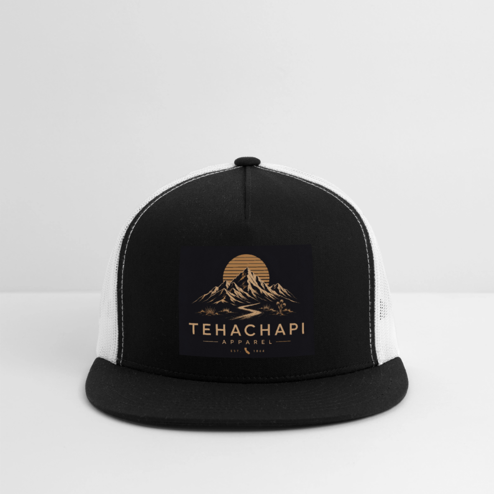 Tehachapi Apparel Trucker Hat - black/white