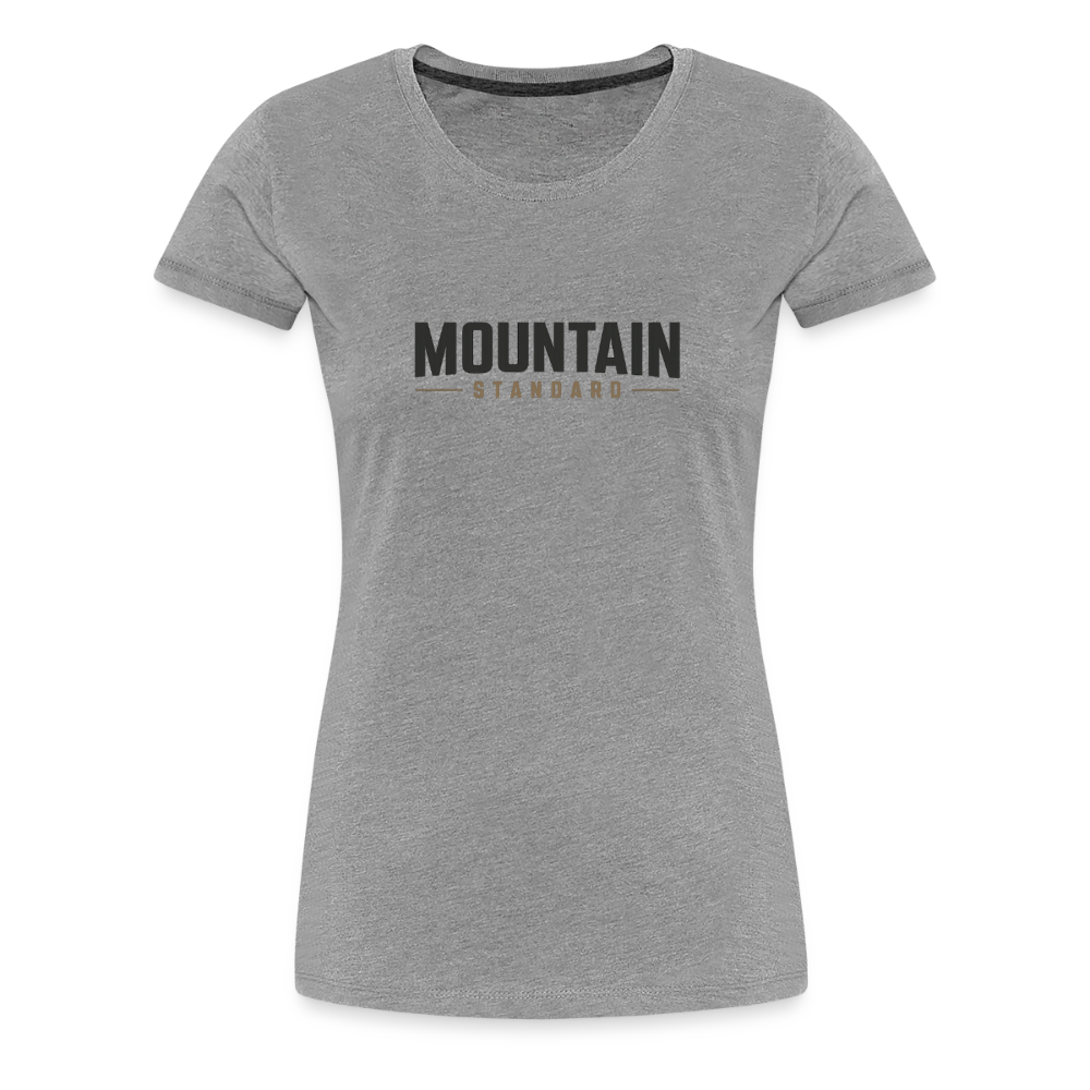 MOUNTAIN STANDARD™ Tehachapi California Premium Women’s Graphic T-Shirt Design - heather gray