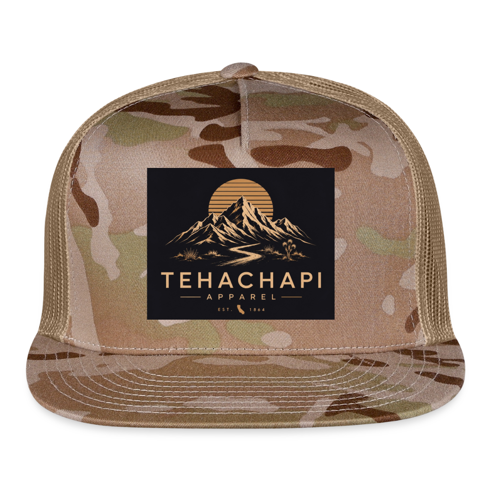 Tehachapi Apparel Trucker Hat - MultiCam\tan