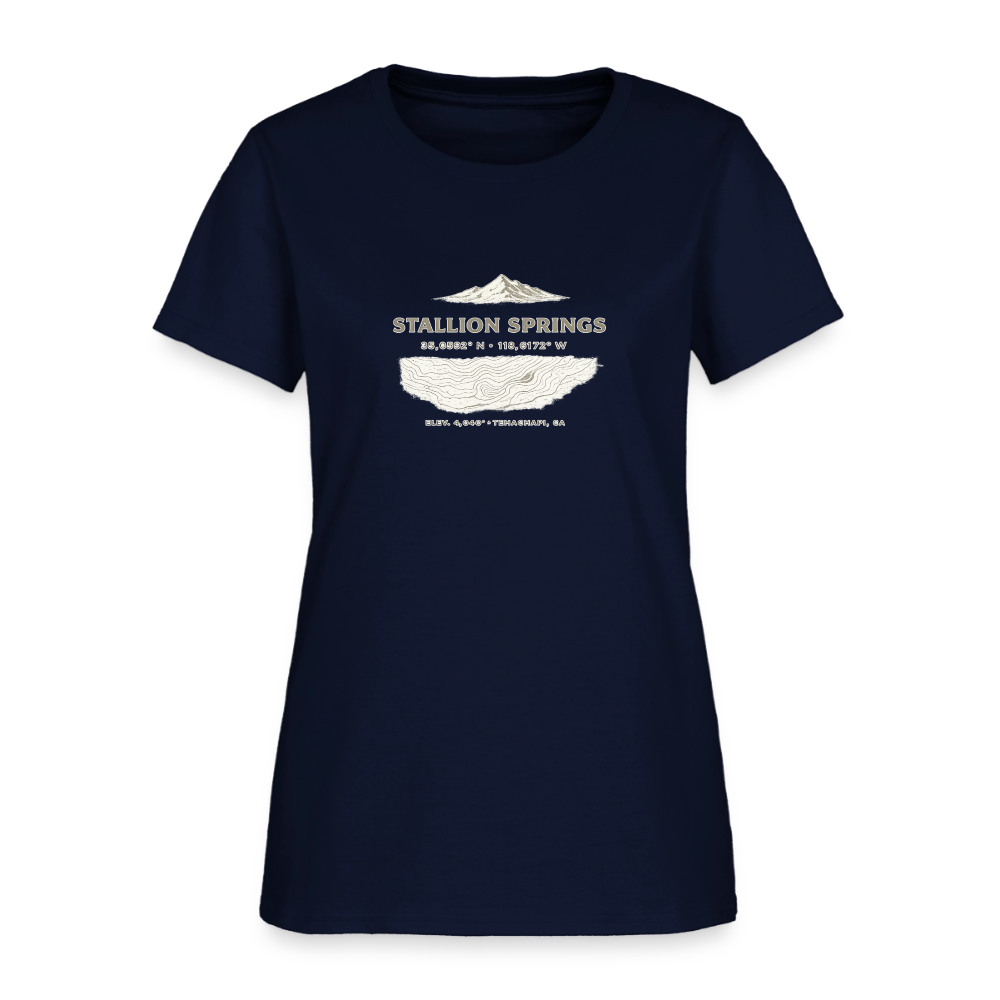 Stallion Springs Coordinates Women's T-Shirt - navy