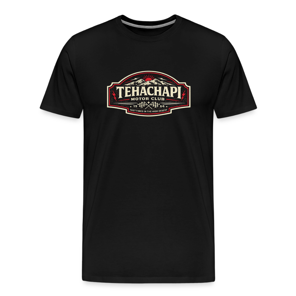 Tehachapi Motor Club Premium T-Shirt – Vintage Rally Edition - black