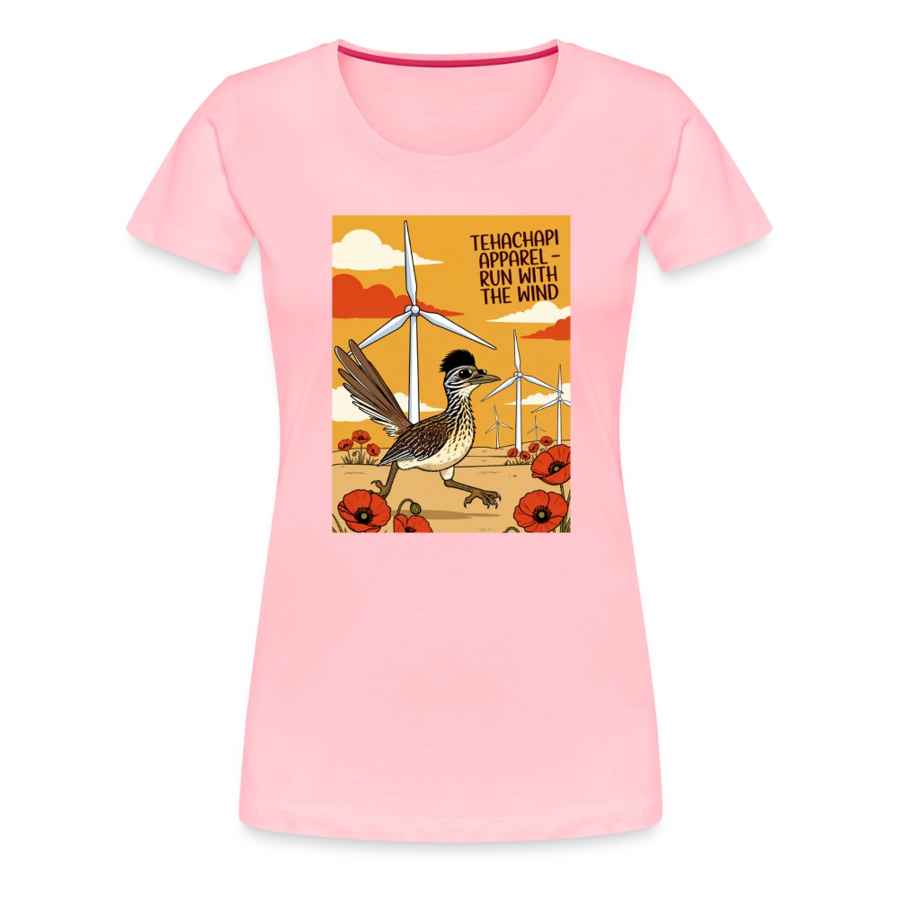 Tehachapi Wind Runner Women’s Premium T-Shirt - pink