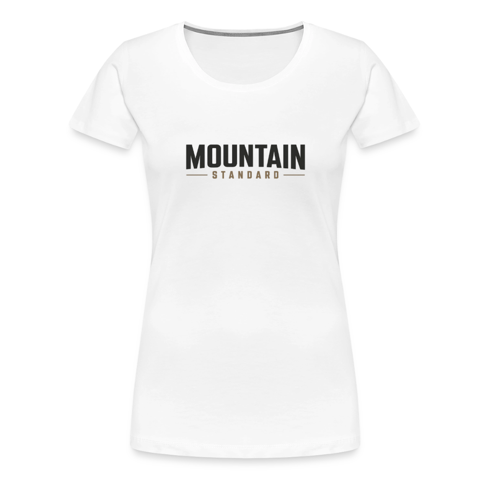 MOUNTAIN STANDARD™ Tehachapi California Premium Women’s Graphic T-Shirt Design - white