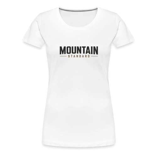 MOUNTAIN STANDARD™ Tehachapi California Premium Women’s Graphic T-Shirt Design - white