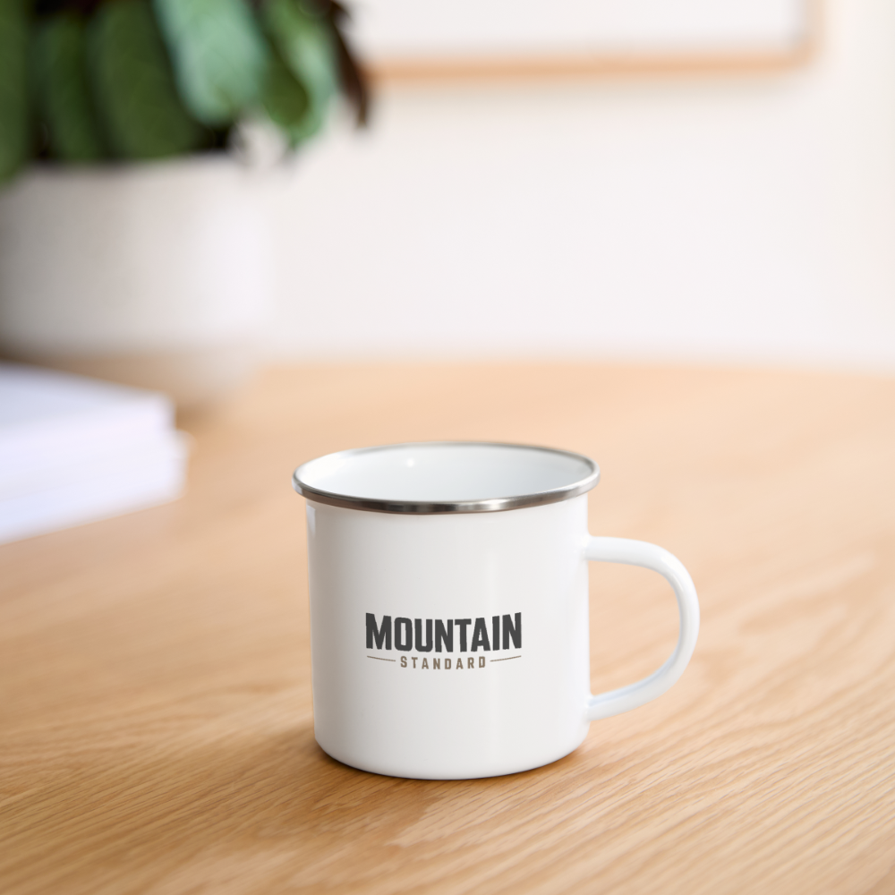 Tehachapi Mountain Standard Camping Mug - white
