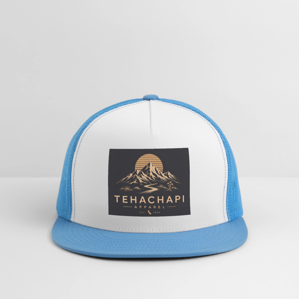 Tehachapi Apparel Trucker Hat - white/blue