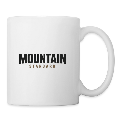 MOUNTAIN STANDARD™ Tehachapi California Premium White Coffee Mug - white