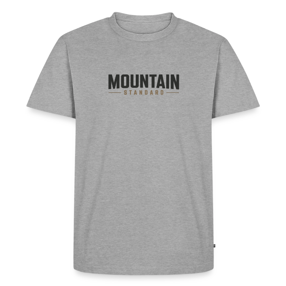 MOUNTAIN STANDARD™ Premium Men’s Graphic T-Shirt Design - heather grey