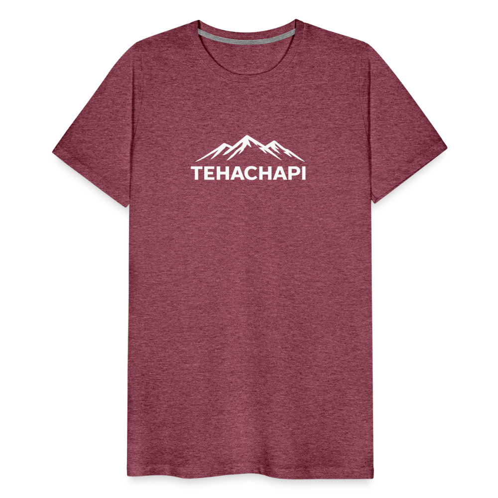 Tehachapi Men's Premium T-Shirt - heather burgundy