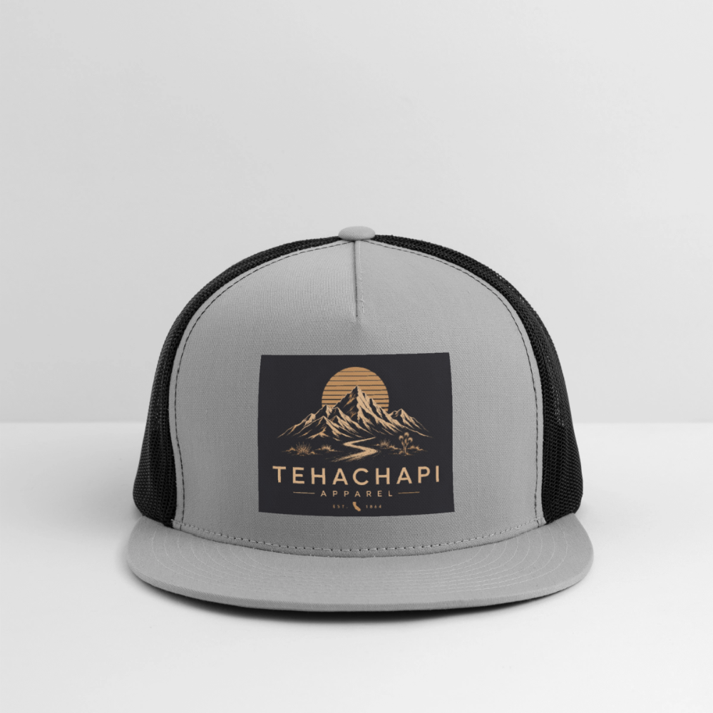 Tehachapi Apparel Trucker Hat - gray/black