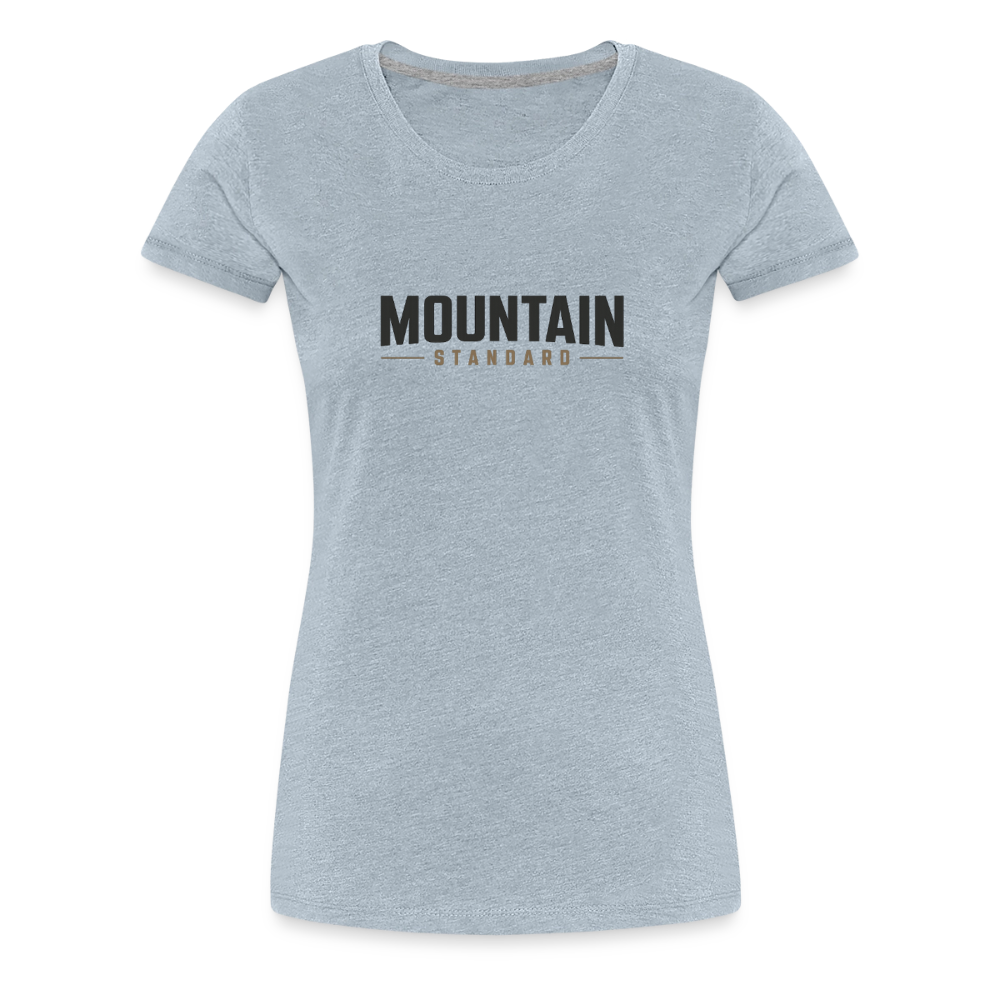 MOUNTAIN STANDARD™ Tehachapi California Premium Women’s Graphic T-Shirt Design - heather ice blue
