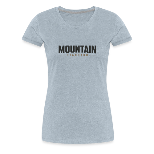 MOUNTAIN STANDARD™ Tehachapi California Premium Women’s Graphic T-Shirt Design - heather ice blue