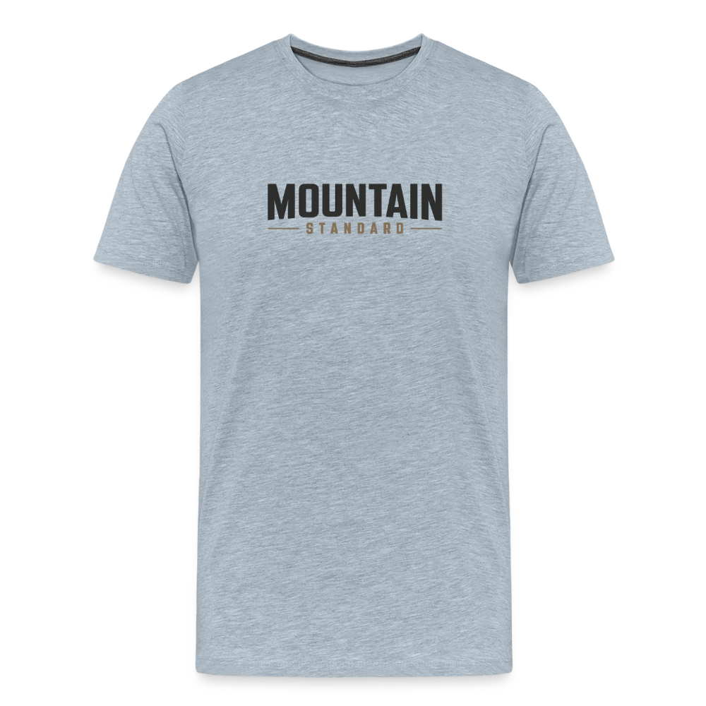 MOUNTAIN STANDARD™ Premium Men’s Graphic T-Shirt Design - heather ice blue