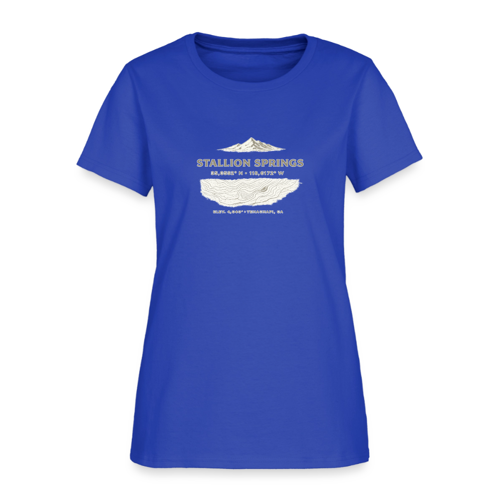 Stallion Springs Coordinates Women's T-Shirt - royal blue
