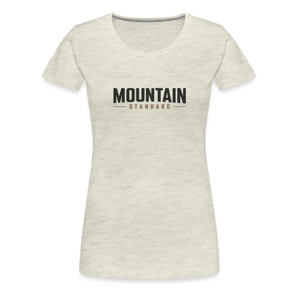 MOUNTAIN STANDARD™ Tehachapi California Premium Women’s Graphic T-Shirt Design - heather oatmeal