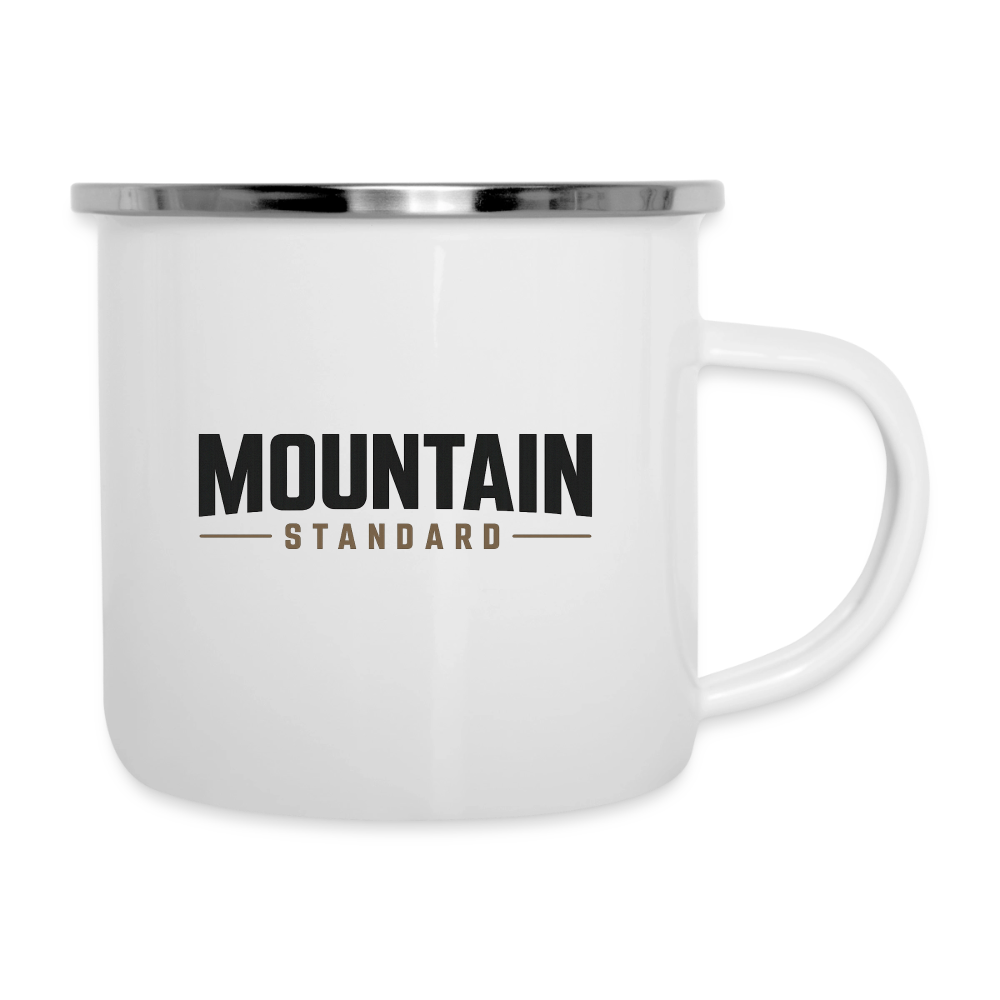 Tehachapi Mountain Standard Camping Mug - white