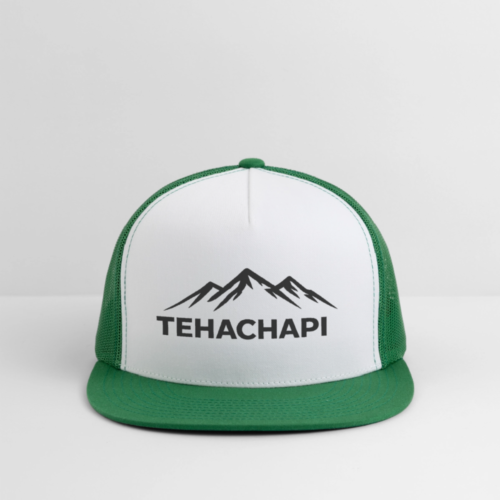 Tehachapi Trucker Hat - white/kelly green
