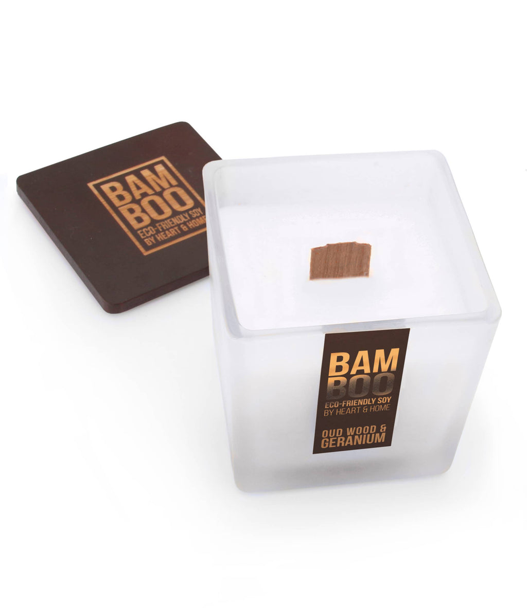 Oud Wood & Geranium - Large Candle - 7.4 oz