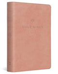 ESV Large Print Compact Bible - Blush Rose TruTone