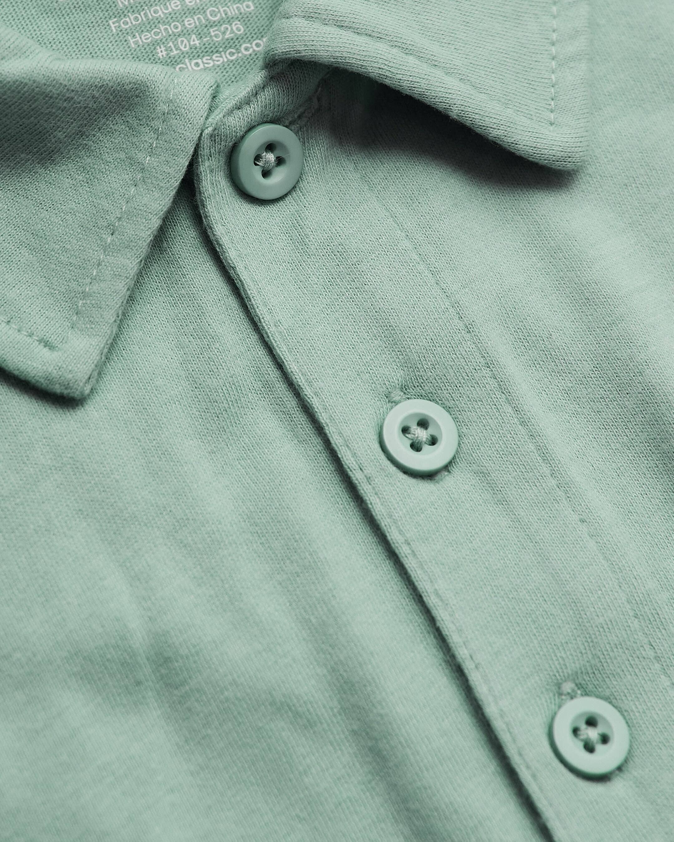 True Classic - Heather Slate Green Classic Polo