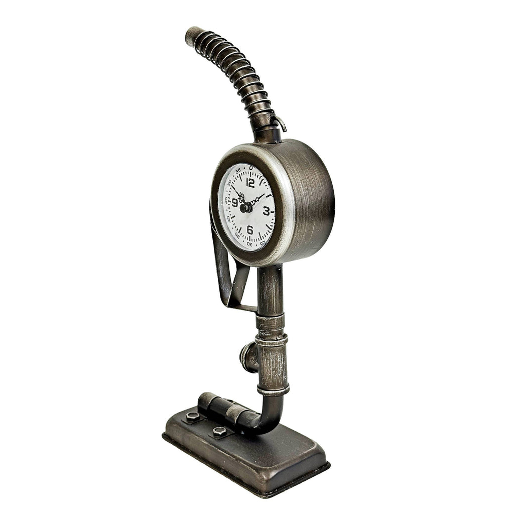 Vintage Gas Pump Nozzle Table Clock