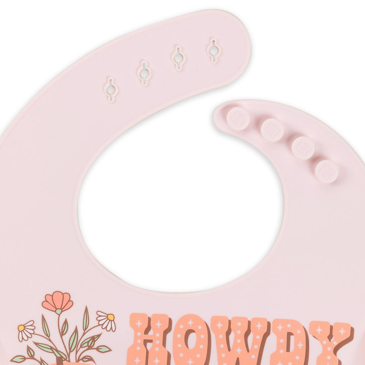Howdy Honey Western Silicone Baby Bib