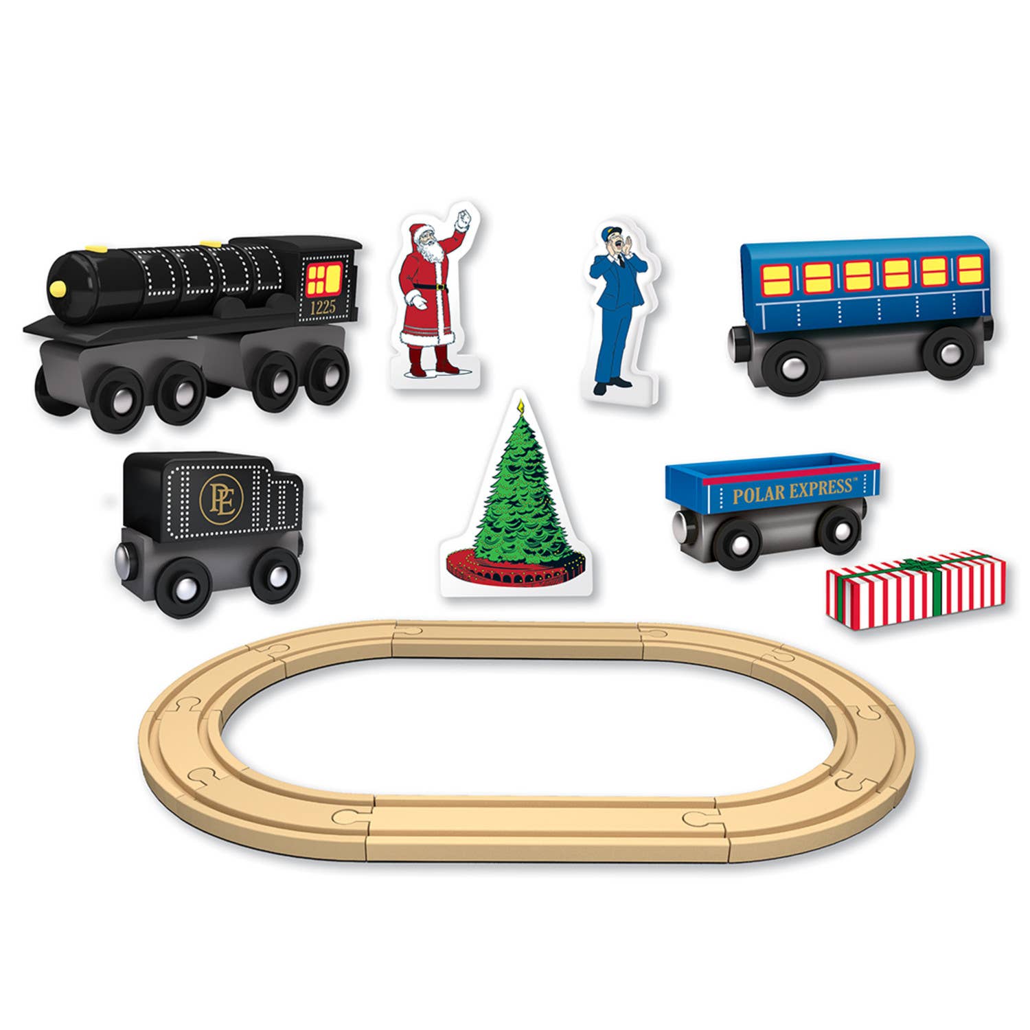 The Polar Express Deluxe Wooden Train Play Set