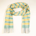 Women’s Gingham Fringe Scarf