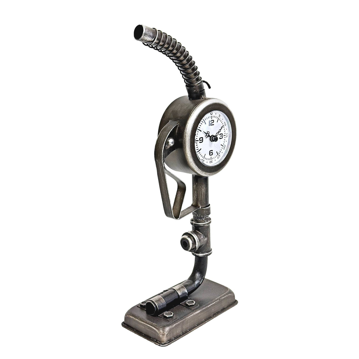 Vintage Gas Pump Nozzle Table Clock