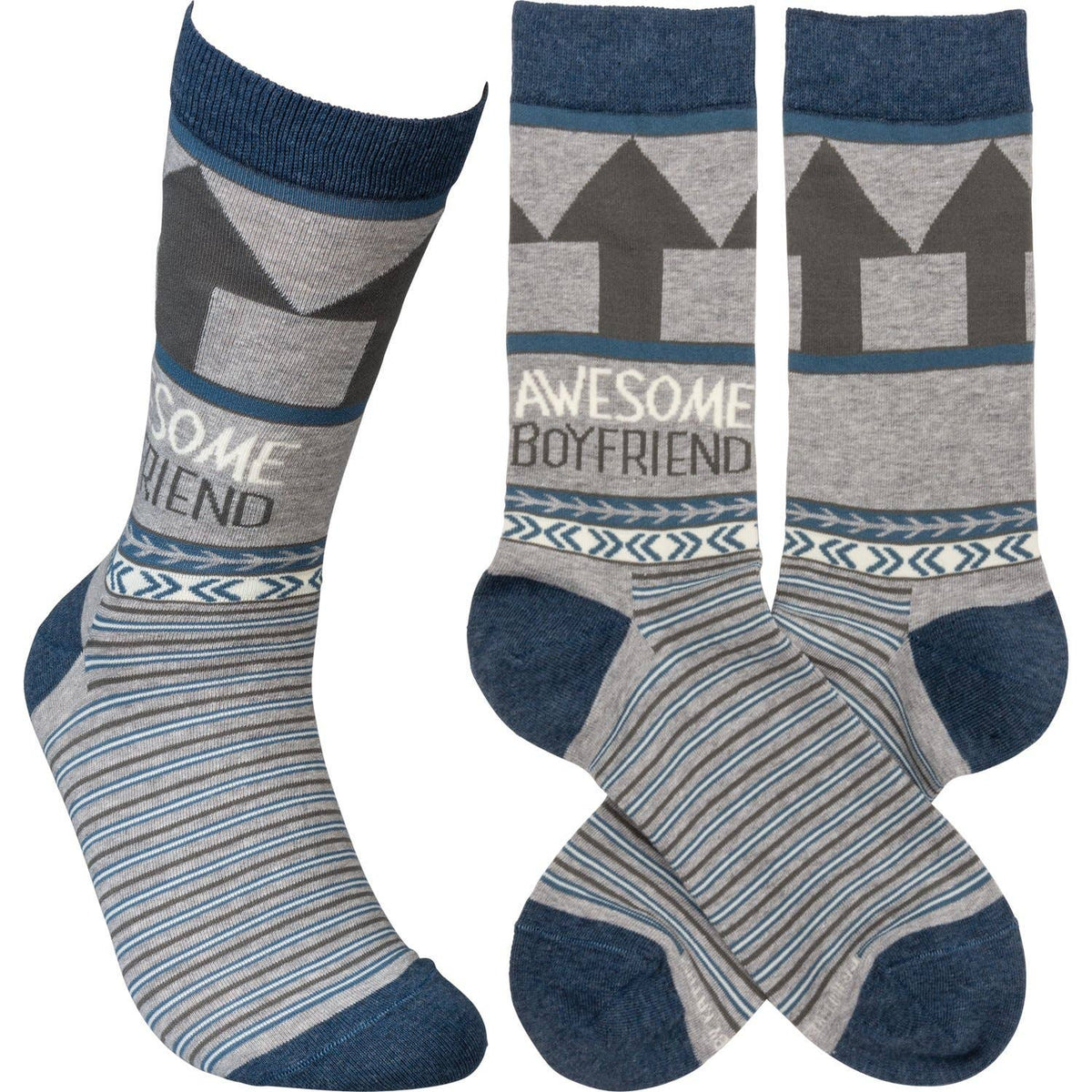 Awesome Boyfriend Novelty Socks