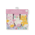 Sweet Daisy Baby Sock Trio with Wash Bag
