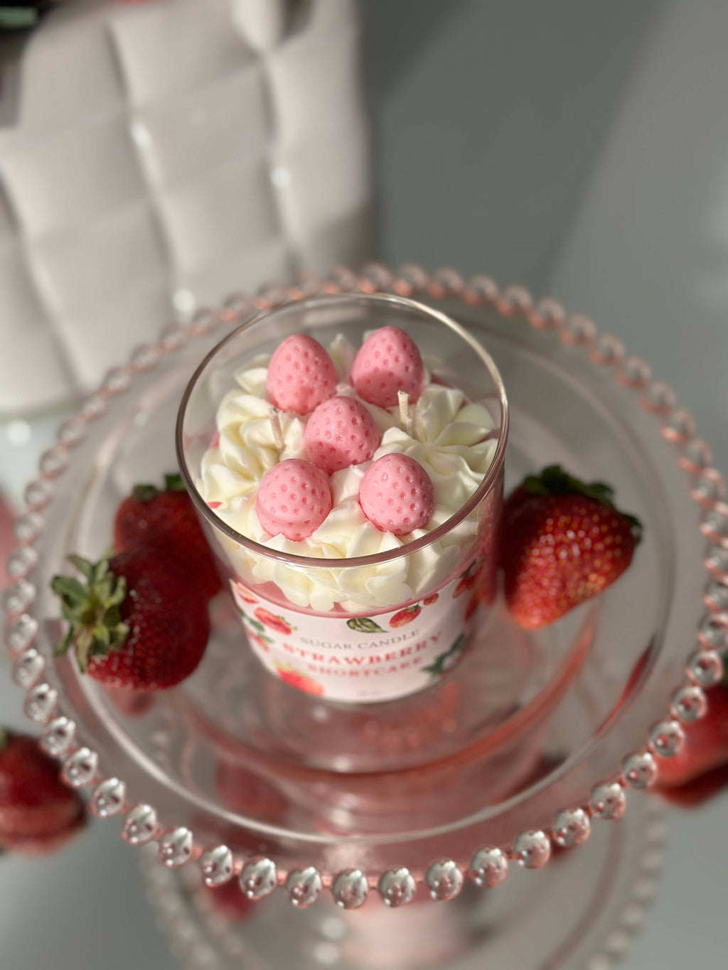 Strawberry Shortcake Dessert Candle – 10 oz