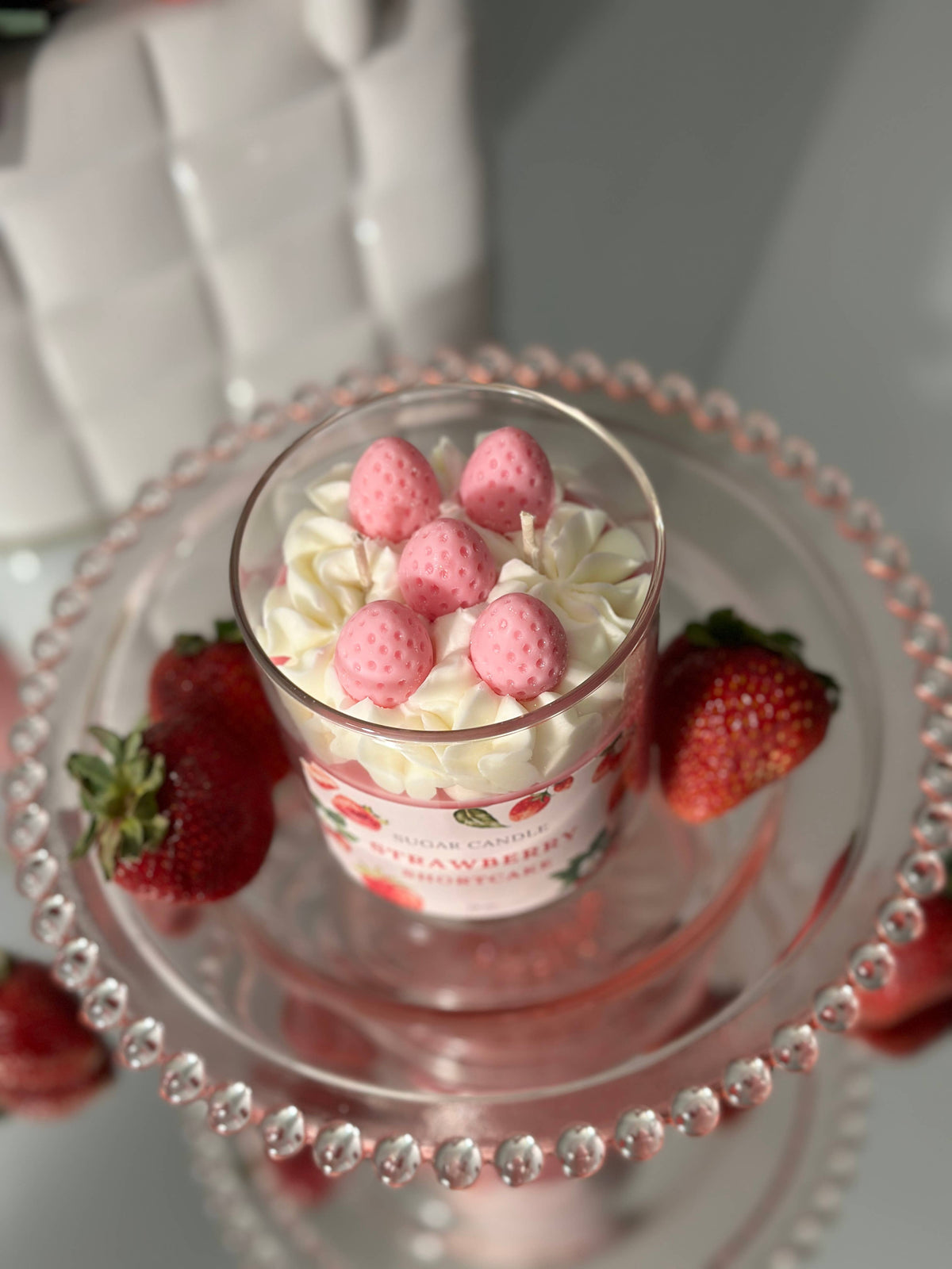 Strawberry Shortcake Dessert Candle – 10 oz